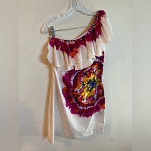 Rampage One- Shoulder Mini Dress